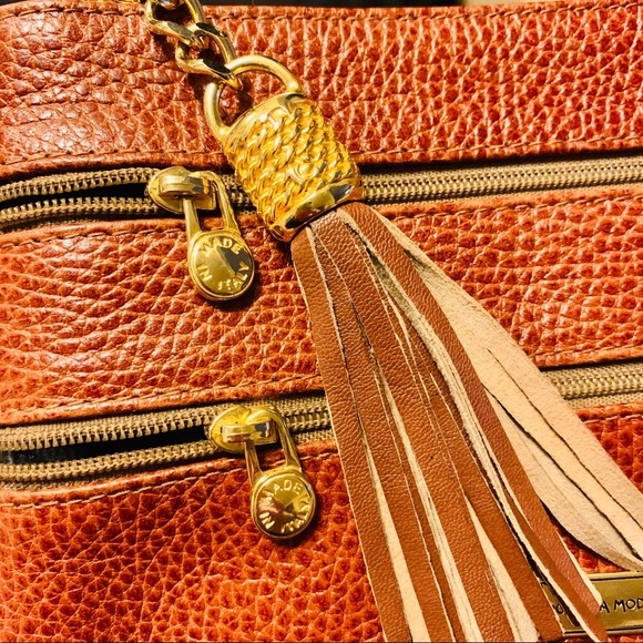 NWOT Romana Moda Italian Leather Crossbody Purse - Picture 5 of 8